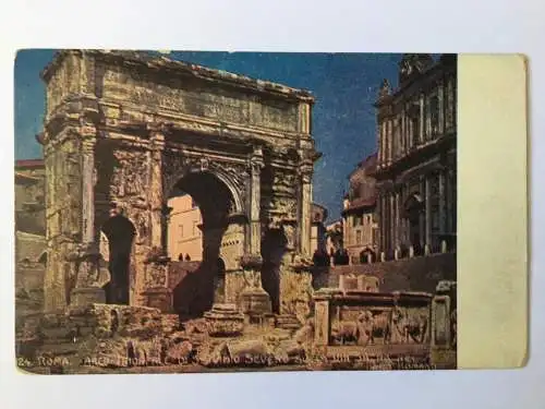 Roma Rom -  Arco di Settimio Severo / Septimus-Severus Triumphbogen 586