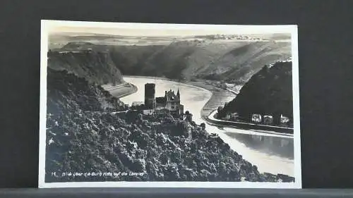 Blick über die Burg Katz auf die Loreley Rhein JW 401208 F