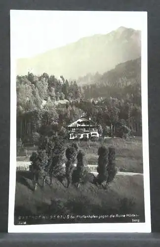 Gasthof Hubertus bei Pfaffenhofen gegen Ruine Hörtenberg JW 500170 F