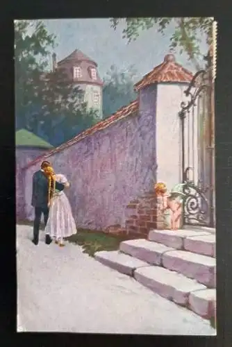 Künstlerkarte Berger Ins Herz Getroffen 600561A Gr