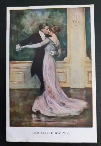 Künstlerkarte Der Letzte Walzer 600567A Gr