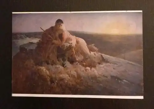 Künstlerkarte Schäfer Idylle 600581A Gr