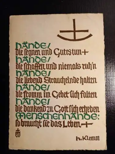 Spruch Klemm 400586 gr A