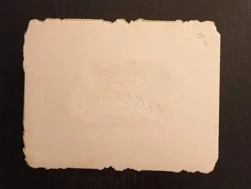 Prägekarte Rosa Blumen 5786 H