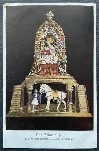 Das Goldene Rößl Schatzkammer Altötting Kunst Pferd Bayern Deutschland 400321 A