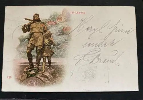 Ambulant Stempel Schweiz Wilhelm Tell Denkmal 80256