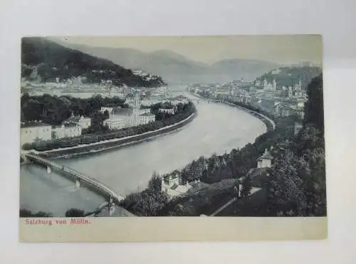 Salzburg von Mülln Salzach 60023