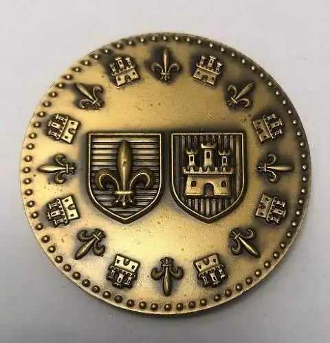 Conseil General de la vendee Utrique Fidelis Bronze Frankreich 5 x 5 cm 31317