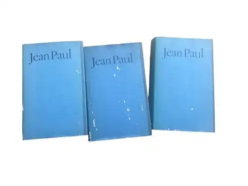 4601 Jean Paul WERKE IN DREI BÄNDEN.BD.1: DIE UNSICHTBARE LOGE, LEBEN DES QUINT