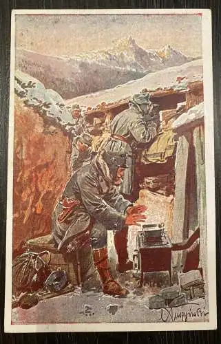 Kälteschutz Nr. 391 Soldaten im Schützengraben 80142