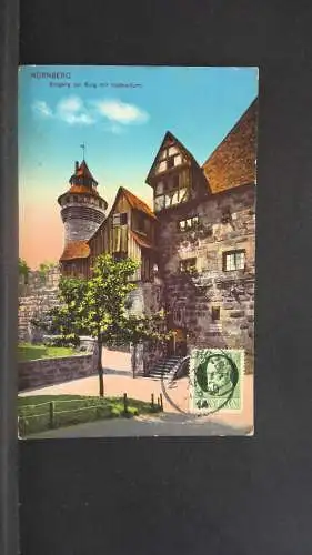 Nürnberg Eingang zur Burg mit Vestnerturm 20003 jw J