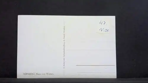 Nürnberg Burg von Westen Gemälde 727 jw J