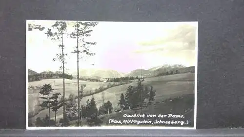 Ausblick von der Rams Rax Mittagstein Schneeberg 40063 jw J