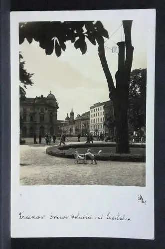 Krakau Polen Park Kind Kinderwagen 56016 jw J