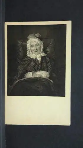 Waldmüller F G Frau Eltz in Lehnstuhl Künstlerkarte 20366 jw J