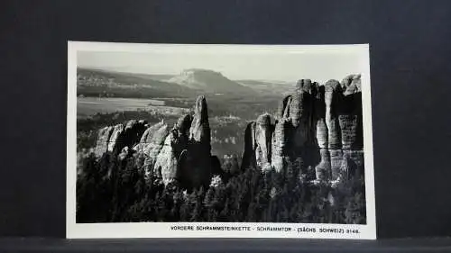 Vordere Schrammsteinkette Schrammtor Sächsische Schweiz Berg 180203 jw J