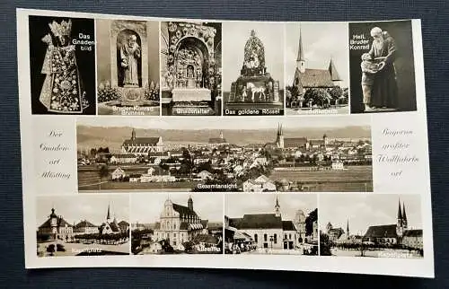 Gnadenort Altötting Stadt Collage Wallfahrtsort Bayern Deutschland 401058 TH A