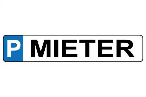 Schild Mieter Parkplatz Parken Anwohner Haus Wohnung 46 x 10 Blech od. Holz