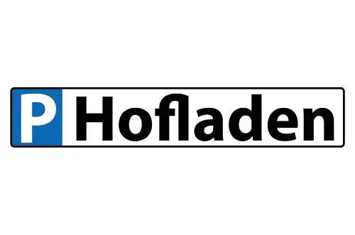 Schild hofladen parken parkplatz stand verkauf geschäft 46 x 10 blech od. holz