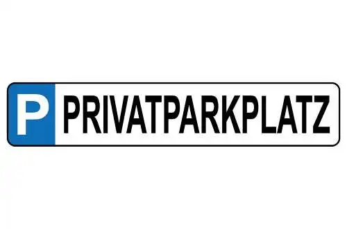 Schild privat parkplatz parken anwohner reserviert haus 46 x 10 blech od. holz