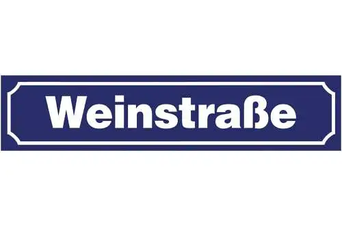 Schild weinstraße steiermark wein viertel reben ort straße 46 x 10 blech od.holz