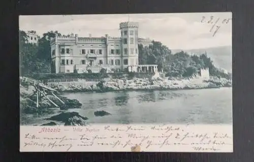 Ansichtskarte Abbazia Villa Neptun 800081 Ga E
