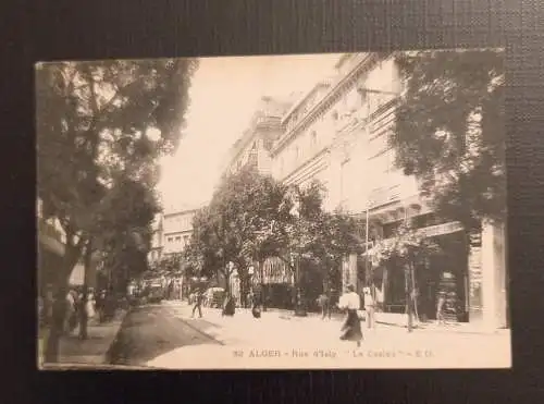 Ansichtskarte Algerien 32 Alger Rue D'Isly Le Casino 800067 Ga E