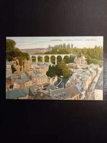 Luxemburg Faubourg du Grund Pont Bissen 410525 gr
