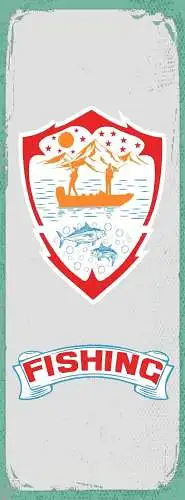 Schild Fishing Fischen Angeln Angler Fisch Angel Rute Hobby 27x10 Blech od.Holz