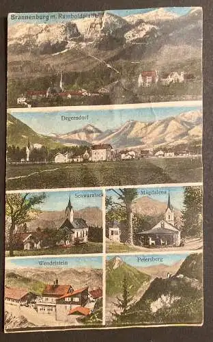 Degerndorf Branneburg Mehrbildkarte ( Siehe Zustand ) 80228