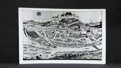 Salzburg Zeichnung Schloss Hohensalzburg JW5681