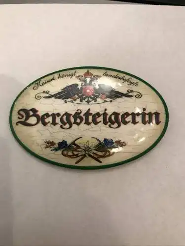 K&k nostalgie flaschenöffner magnetisch bergsteigerin 7x4,5cm