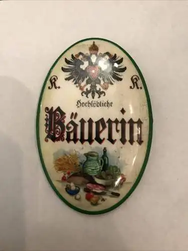 K&k nostalgie flaschenöffner magnetisch bäuerin 7x4,5cm