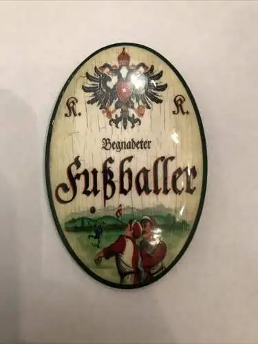K&k nostalgie flaschenöffner magnetisch fußballer 7x4,5cm