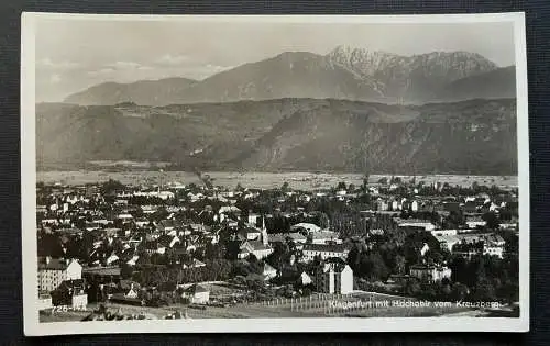 Klagenfurt Hochobir vom Kreuzberg Stadt Gebirge Kärnten Österreich 402382 TH