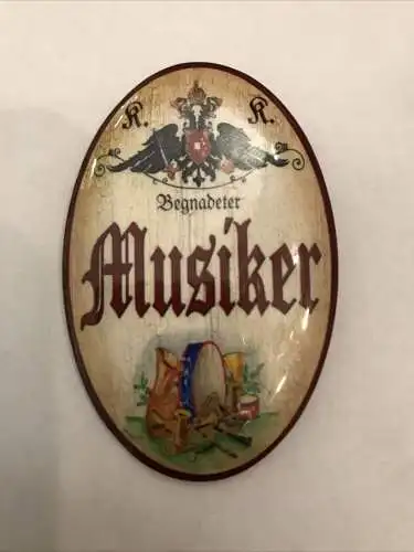 K&k nostalgie flaschenöffner magnetisch musiker 7x4,5cm