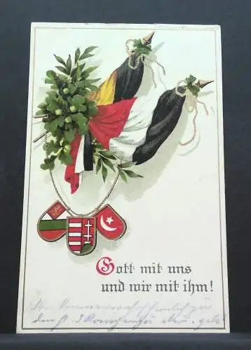Gott mit uns und wir mit ihm Österreich Deutsches Reich Türkei JW 402713 C