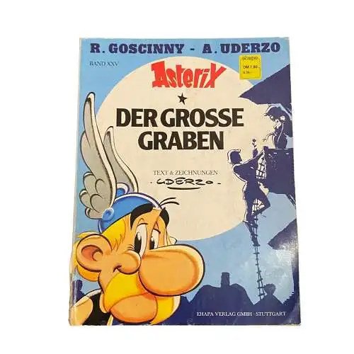 3864 A. Uderzo ASTERIX: DER GROSSE GRABEN (BAND XXV) +Abb