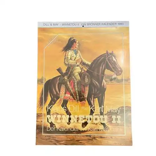3881 Karl May WINNETOU II - DER KALENDER IM KARL MAY JAHR +Abb