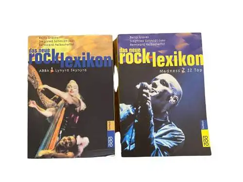 2192 Siegfried Schmidt-Joos DAS NEUE ROCK-LEXIKON BAND I UND II 2 Bde