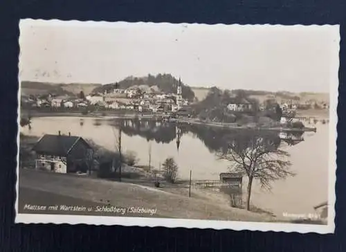 Salzburg Mattsee mit Wartstein und Schlossberg 600242A gr