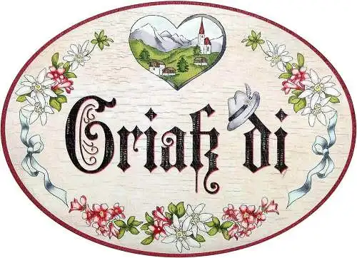 Holzkarte Holzpostkarte magnetisch "I love you" Schaf 14x10 Birkenholz 50400
