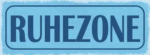 Schild Ruhe Zone Ruhig Still Leise Rückzugspunkt Zimmer 27x10 Blech od.Holz