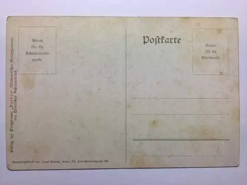 Deutscher Schulverein - Sah ein Knab‘ ein Röslein stehn / Künstlerkarte 30148 TH