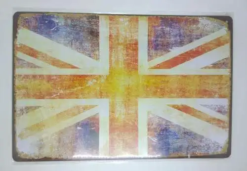 Nostalgie Retro Blechschild England Flagge 30x20 50514
