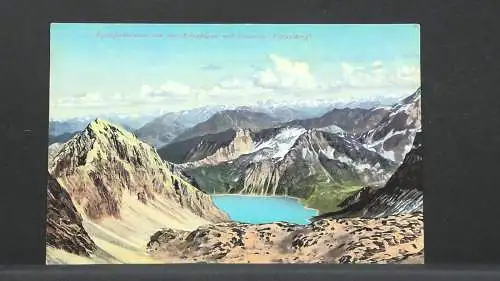 Alpenpanorama von der Scesaplana mit Lünersee Vorarlberg JW 00243 F