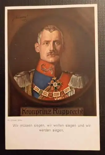Kronprinz Rupprecht von Bayern Uniform Orden Abzeichen 50172 Ga SH1