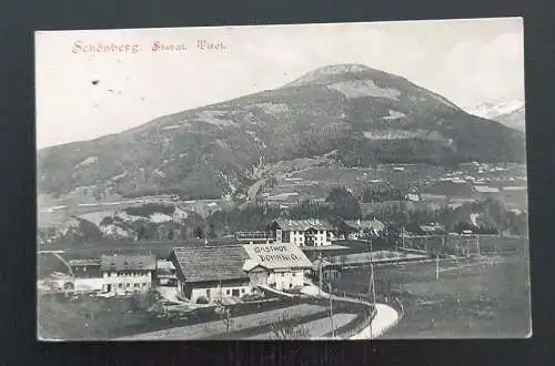 Schönberg Stubai Tirol Gasthof Gasthaus Domanig Tirol  Gr 5540 D