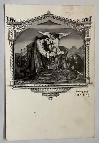 Kreuzgang Altötting Kirche Jesus Engel Bayern Deutschland 165441 K TH