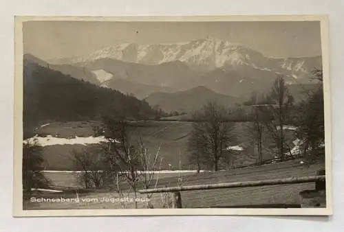Schneeberg Vom Jagasitz Aus Gasthaus Gebäude Berg Niederösterreich 8417 K TH